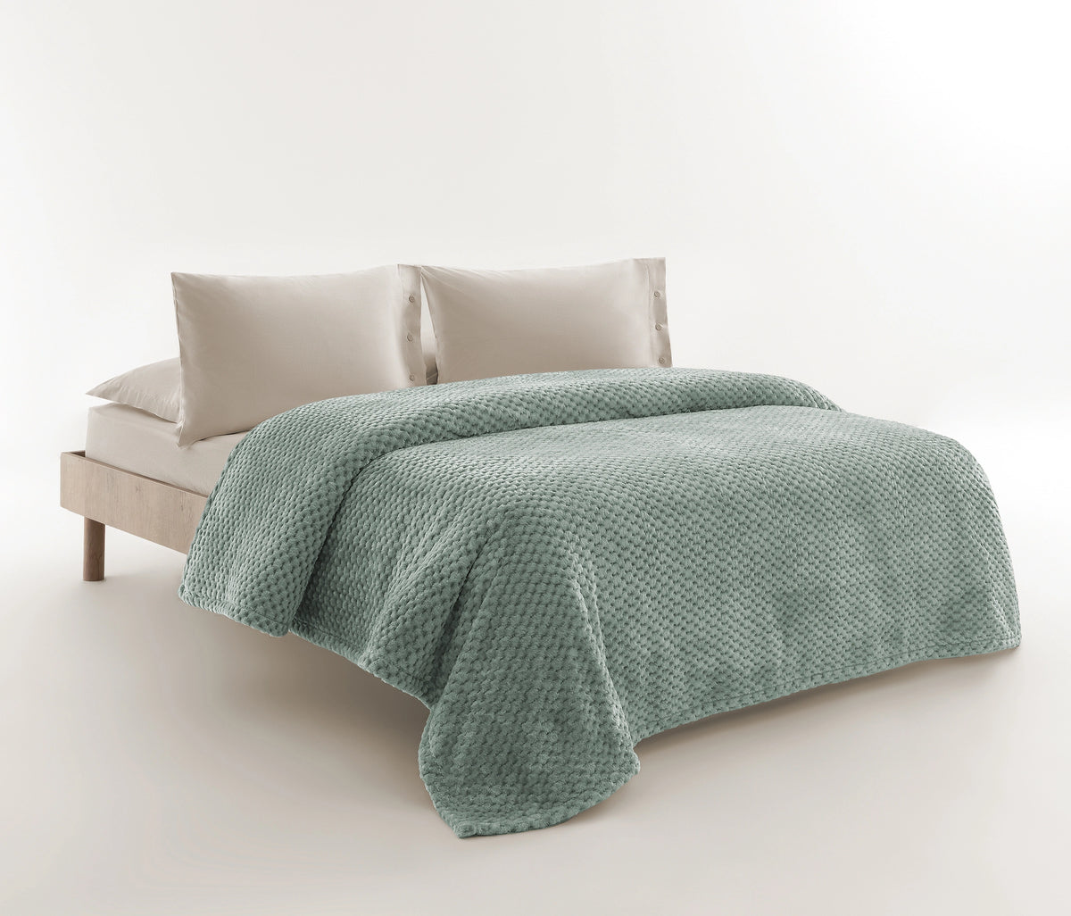 Averia Wellsoft Double Blanket – Sage
