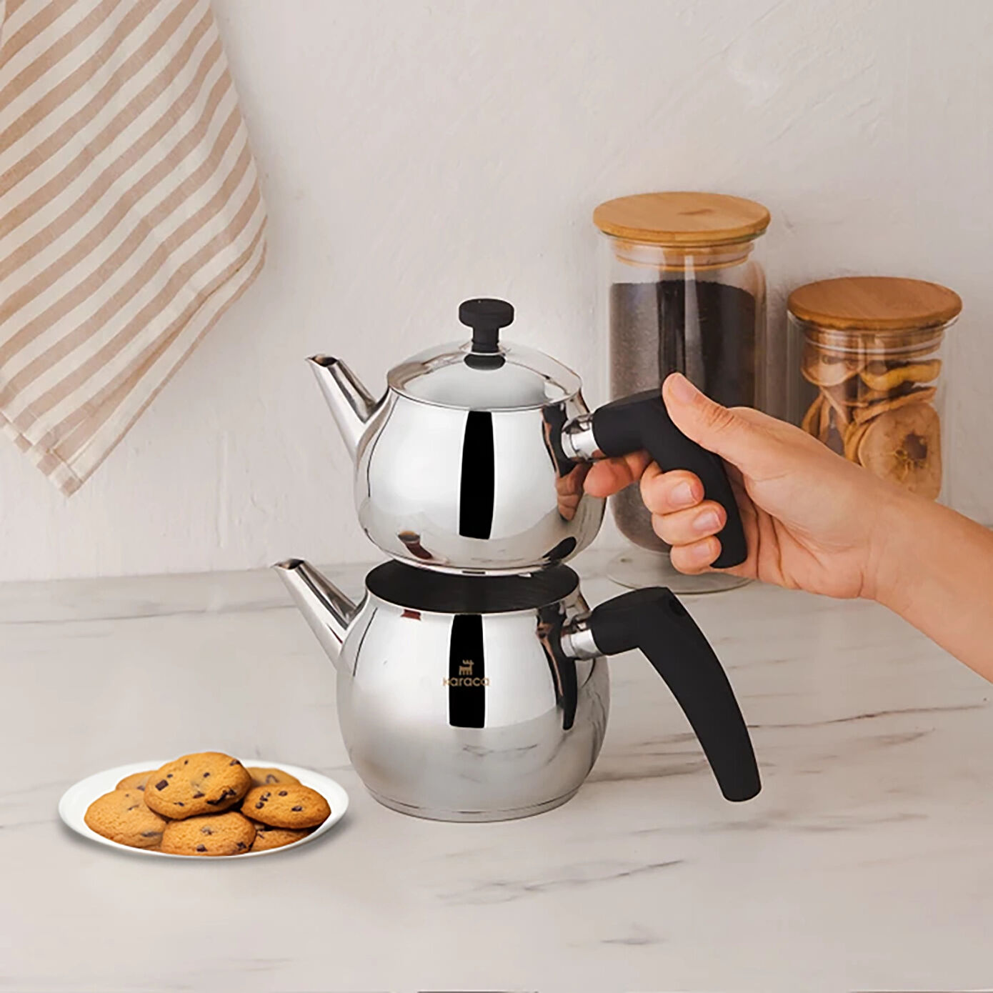 Karaca Alim Mini Teapot with Induction Base