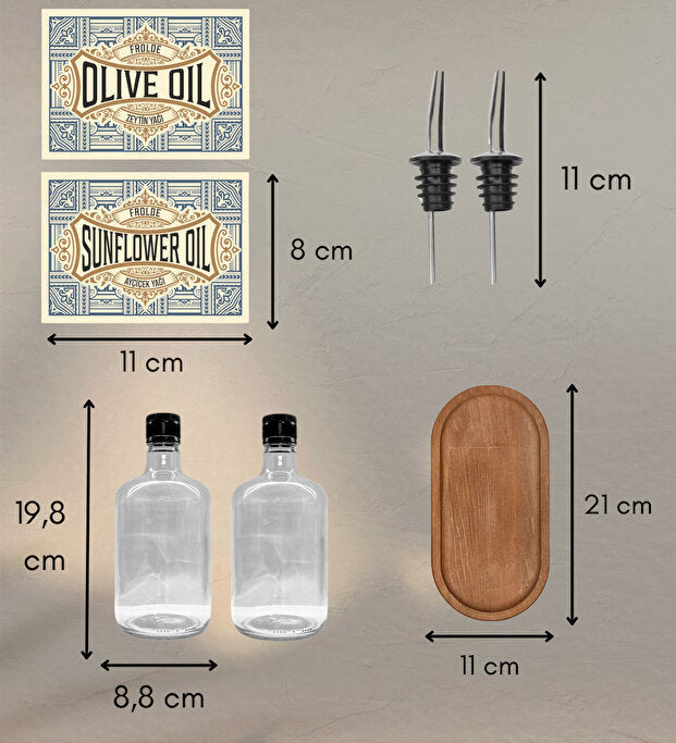 Vintage Retro Oil Dispensers