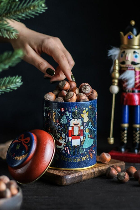 Nutcracker Metal Storage Container