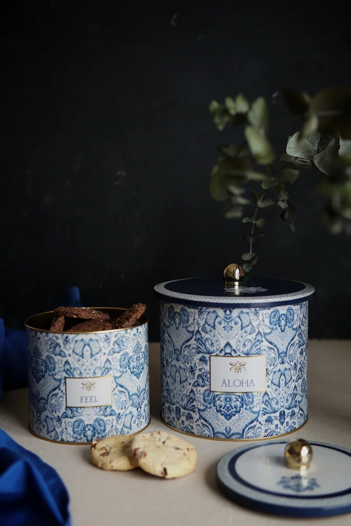 Azul Metal Storage Containers 2 Piece Set