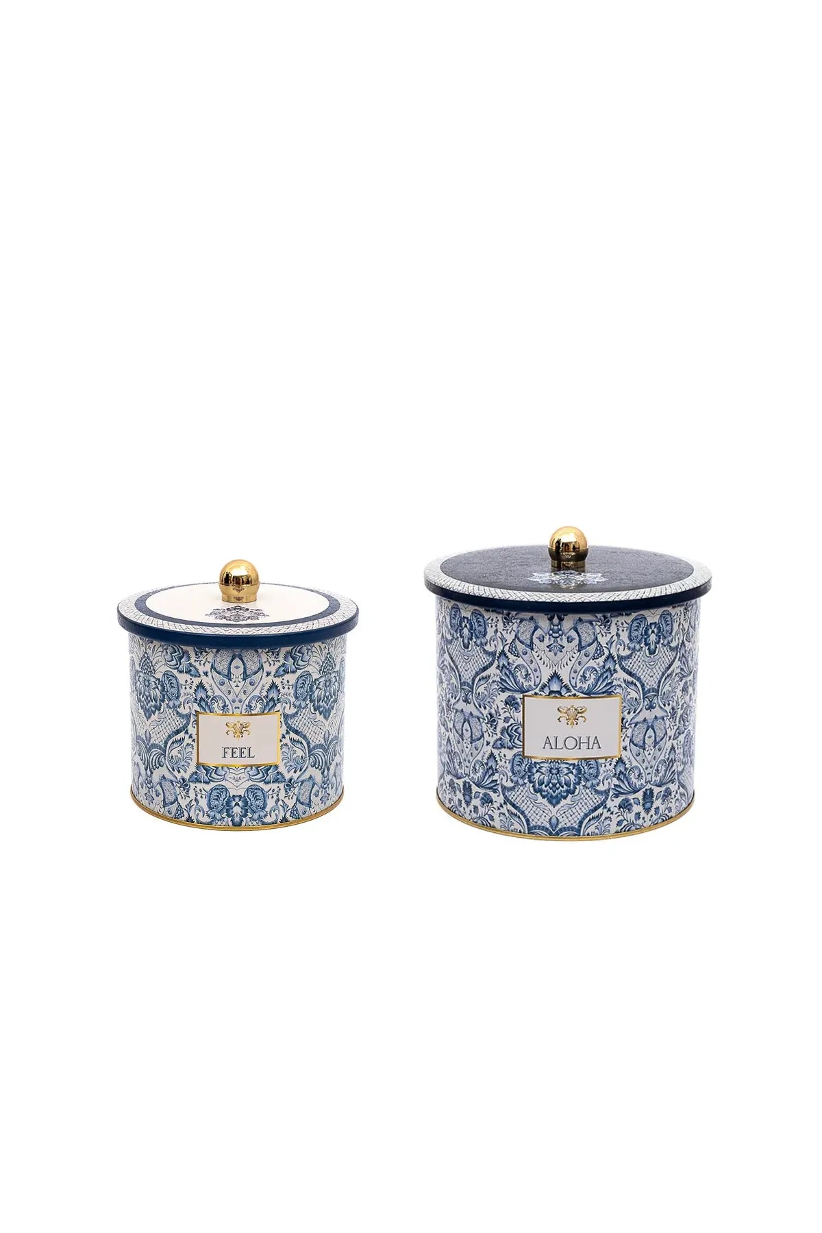 Azul Metal Storage Containers 2 Piece Set