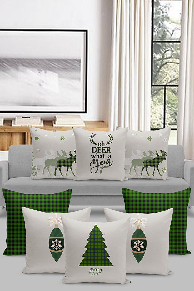 8 Piece Pillow Cover Double Sided Digital Print