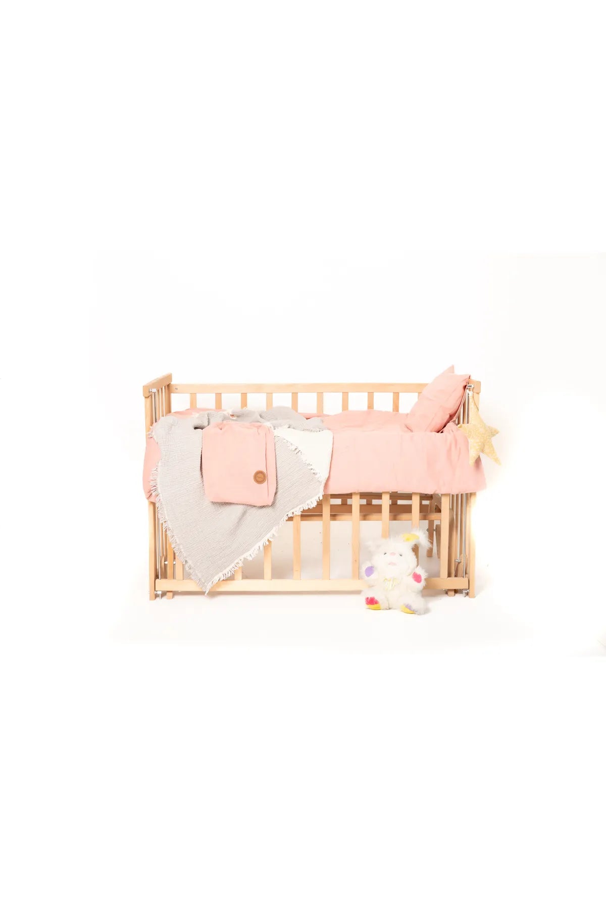Muslin 100% Natural Cotton Baby Duvet Cover Set 100 X 150cm