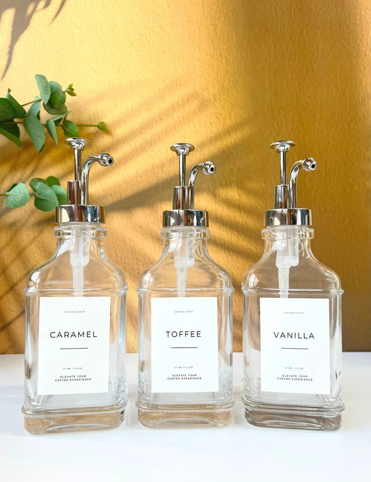 Coffee Syrup Set Dispenser