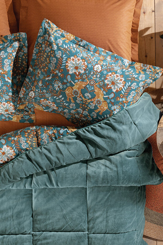 Madie Triola Sleeping Set - Emerald Green