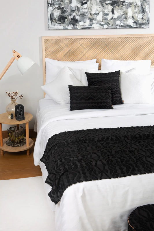 Letta Bed Runner Set Scandinavian Bohemian Pattern