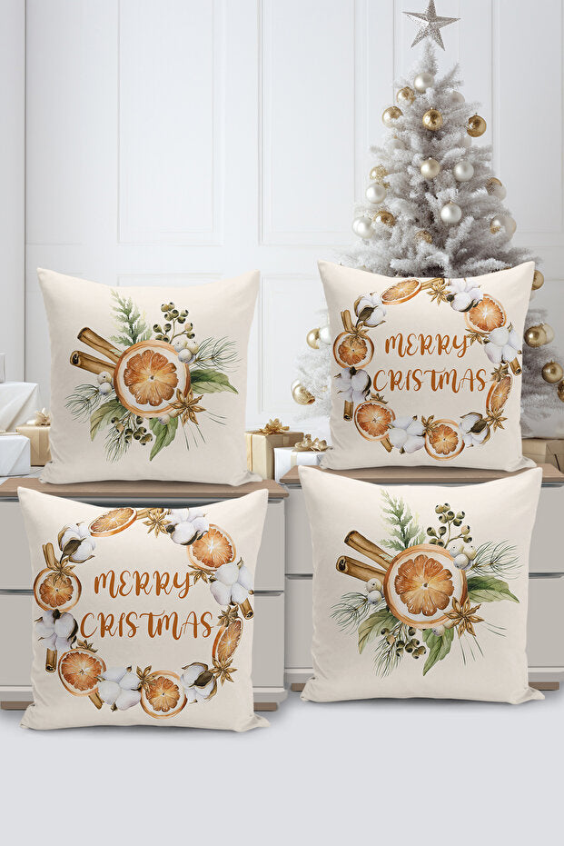4 Piece Pillow Cover Double Sided Digital Print