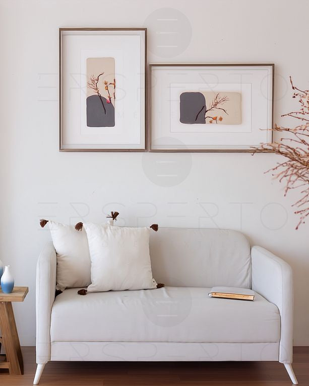 Tasseled Linen Plain Cushion Cover
