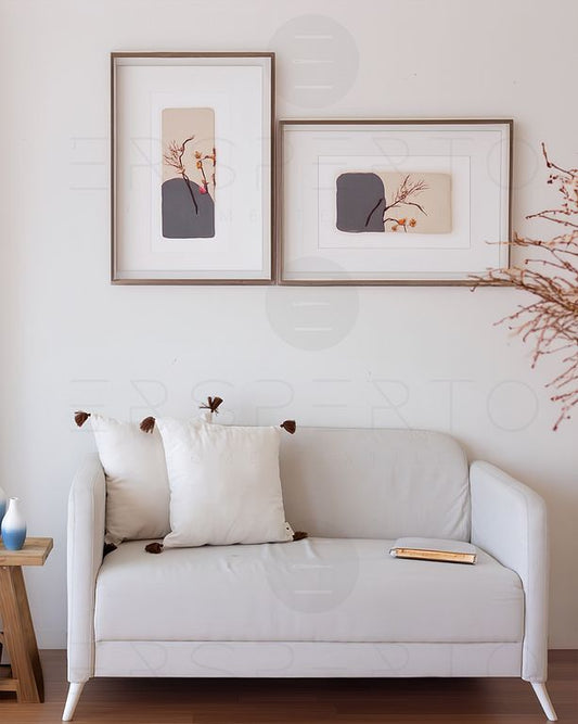 Tasseled Linen Plain Cushion Cover