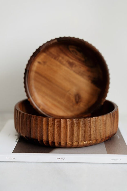 Accacia Curve 3 Piece Bowl Set