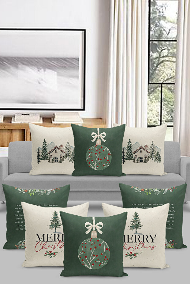 8 Piece Pillow Cover Double Sided Digital Print