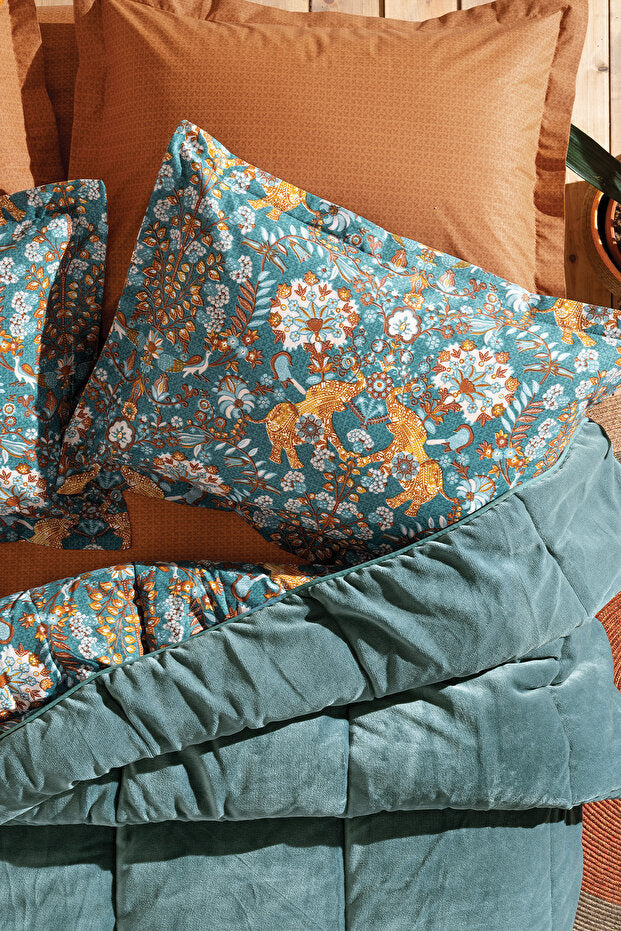 Madie Triola Sleeping Set - Emerald Green