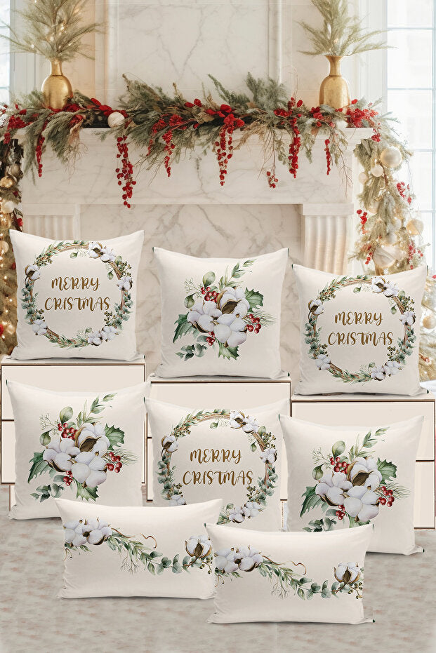8 Piece Pillow Cover Double Sided Digital Print