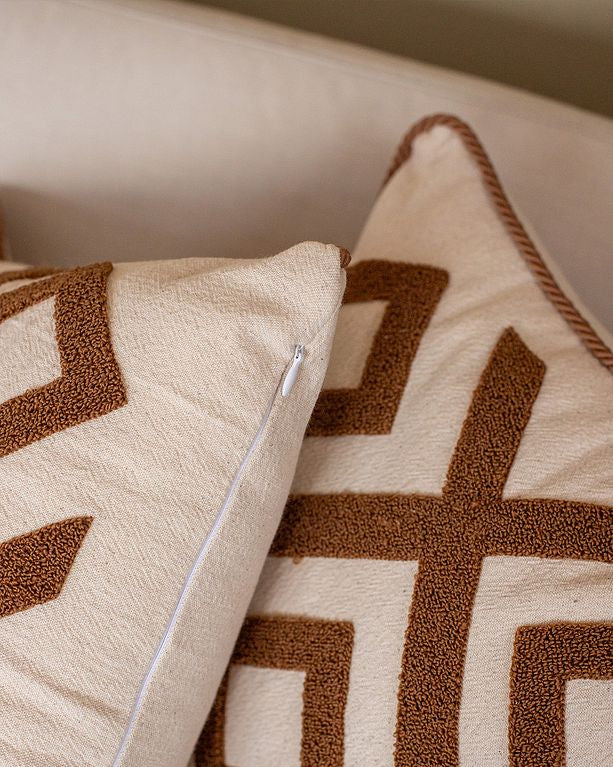 Luxury Series Punch Punch Embroidery Pillow Case