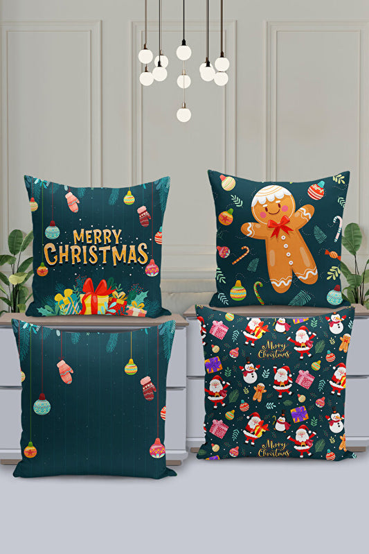 4 Piece Pillow Cover Double Sided Digital Print