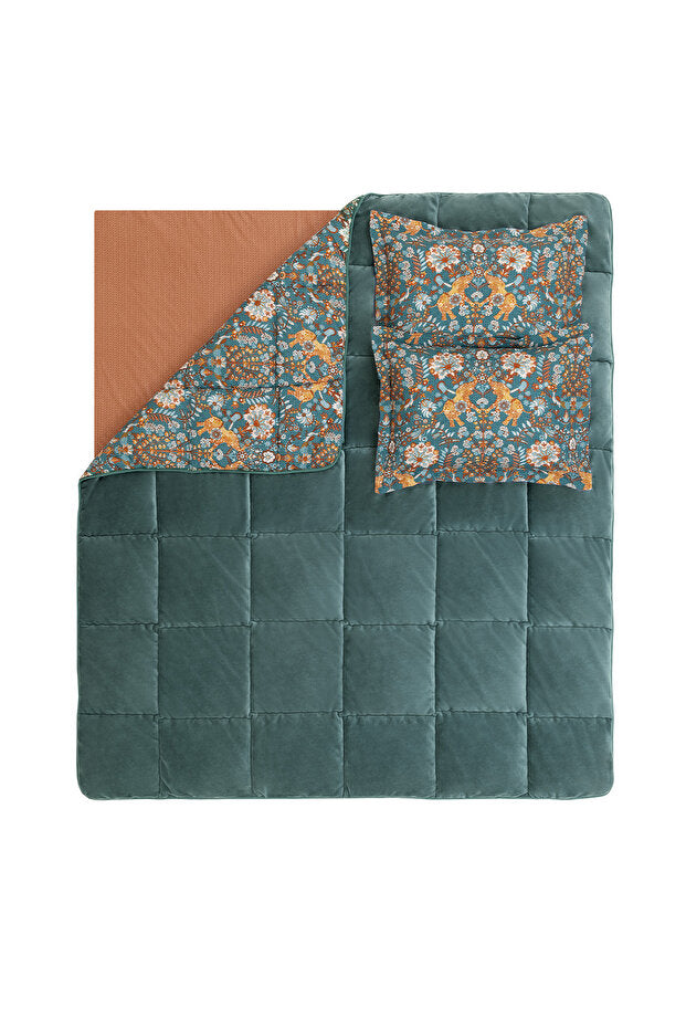 Madie Triola Sleeping Set - Emerald Green