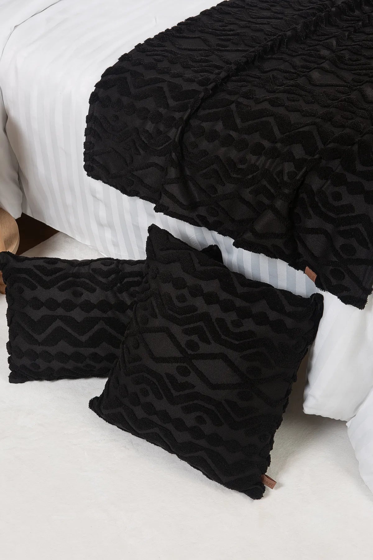 Letta Bed Runner Set Scandinavian Bohemian Pattern