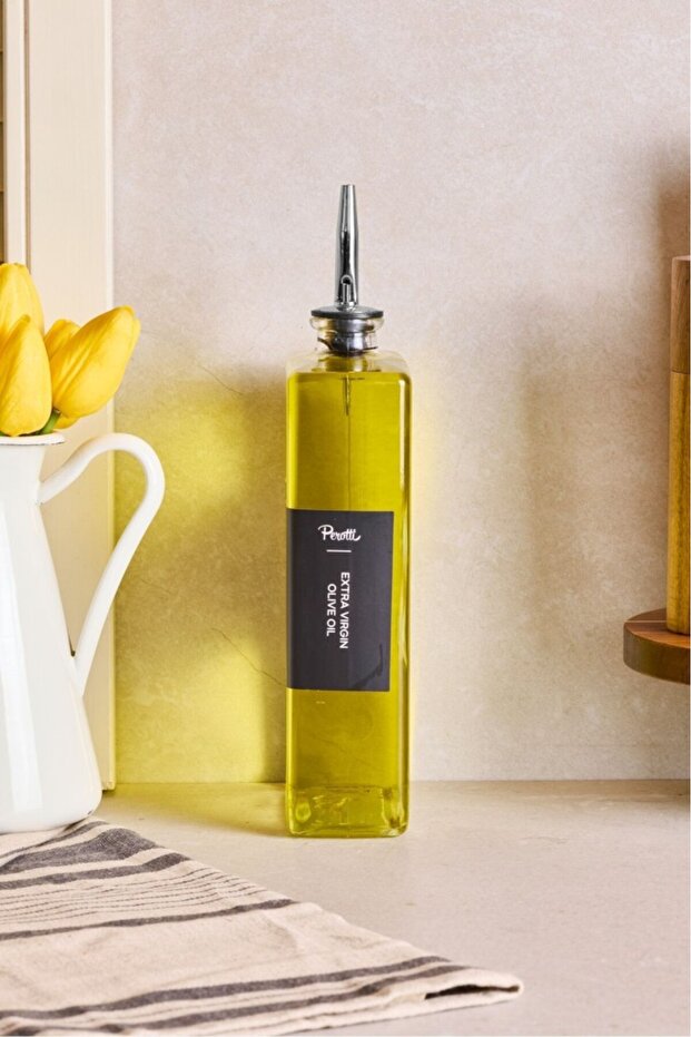 Molivet 1 Piece Glass Oil Dispenser 750 ml - Silver