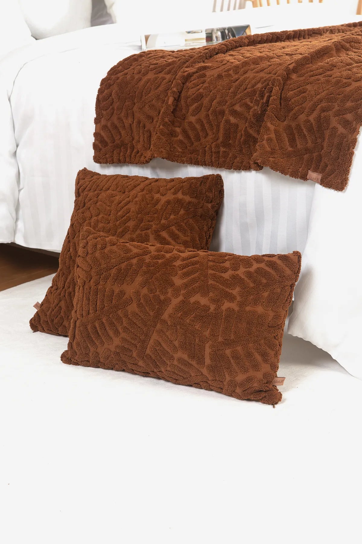 Forest Bed Runner Set Scandinavian Bohemian Pattern