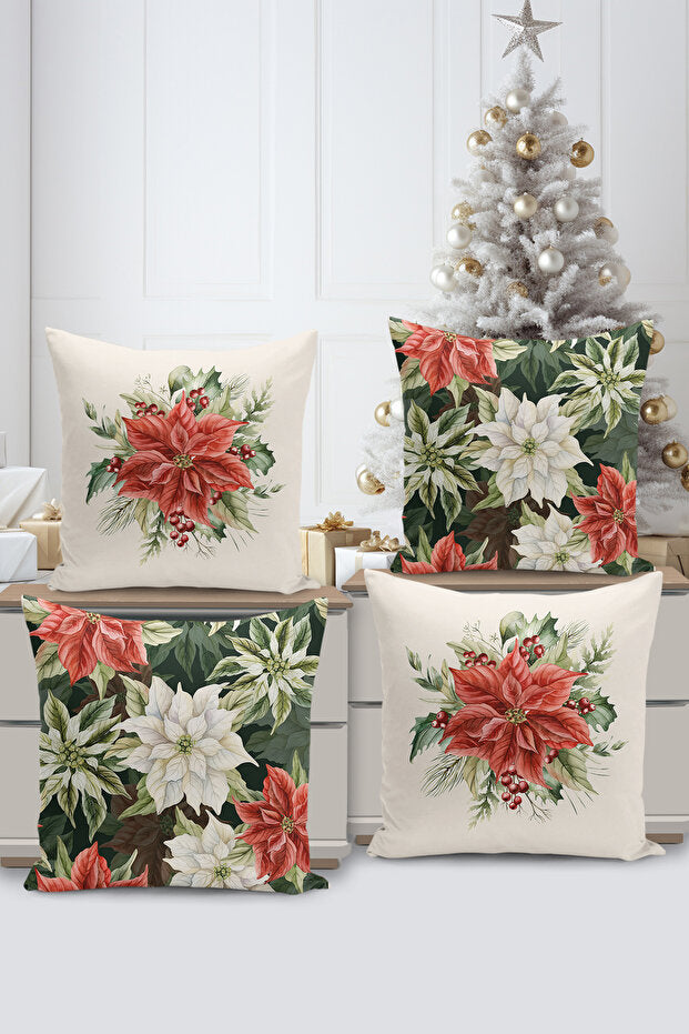4 Piece Pillow Cover Double Sided Digital Print