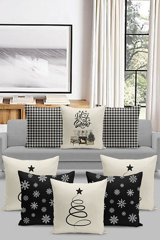 8 Piece Pillow Cover Double Sided Digital Print