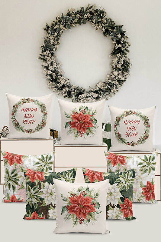 8 Piece Pillow Cover Double Sided Digital Print