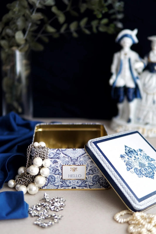 Azul Metal Square Storage Container