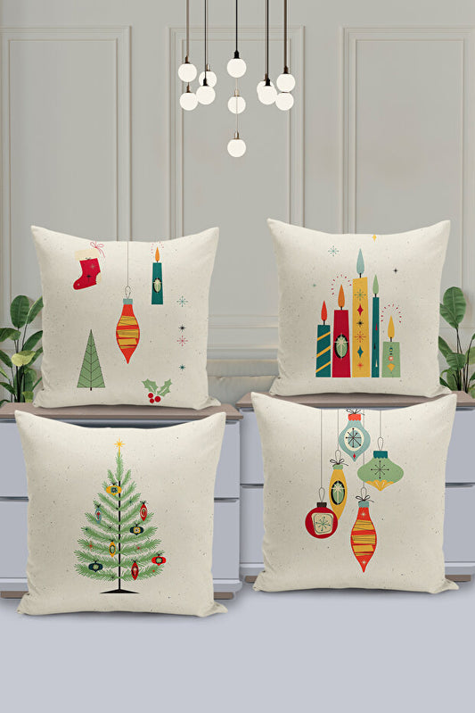 4 Piece Pillow Cover Double Sided Digital Print