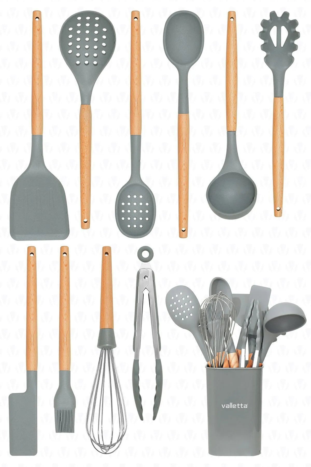Matis 11 Piece Silicone Kitchen Set