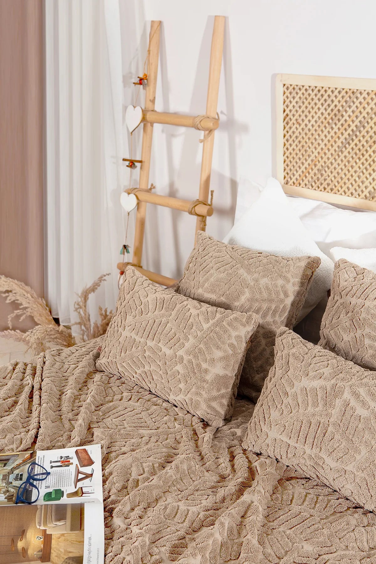 Forest Scandinavian Bedspread Set Bohemian Pattern