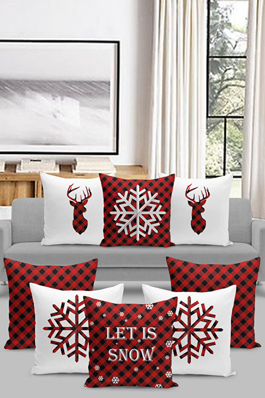 8 Piece Pillow Cover Double Sided Digital Print