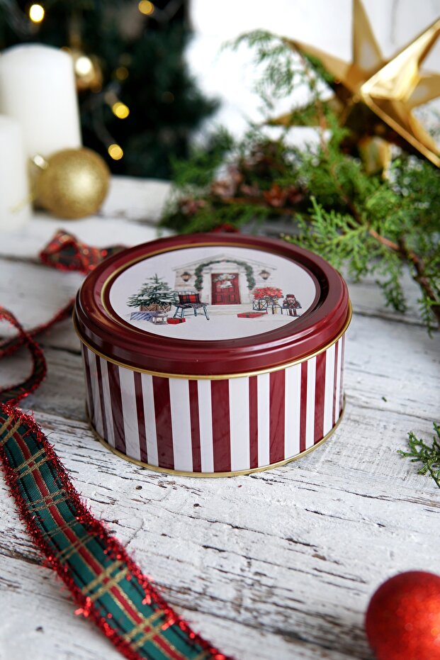 Christmas Edition Metal Storage Containers 2 Piece Set