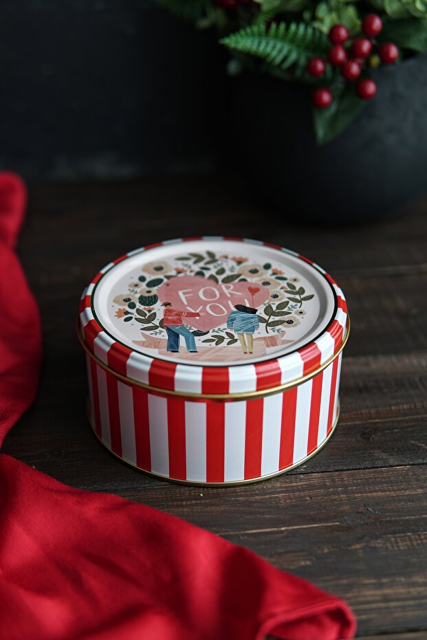 Christmas Edition Metal Storage Containers 2 Piece Set