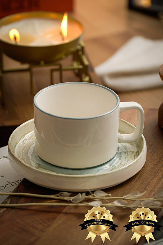 Havin Porcelain Tea/Cappuccino Cup 2 Person Set
