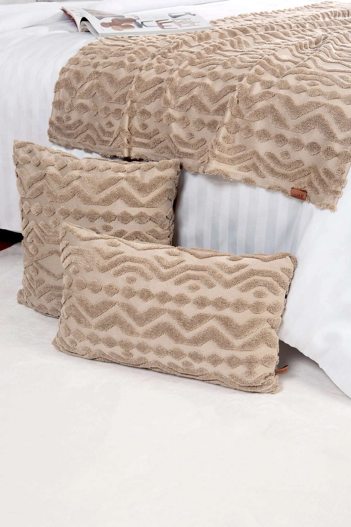Letta Bed Runner Set Scandinavian Bohemian Pattern