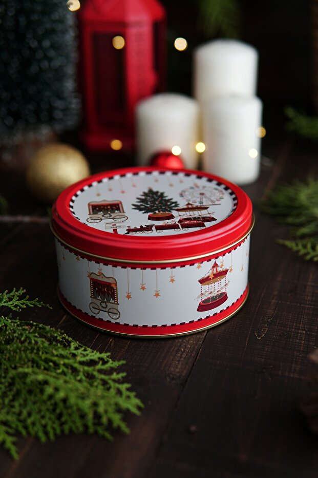 Christmas Edition Metal Storage Containers 2 Piece Set