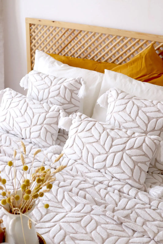 Lotus Scandinavian Bedspread Set Bohemian Pattern