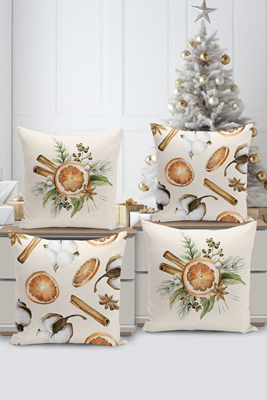 4 Piece Pillow Cover Double Sided Digital Print