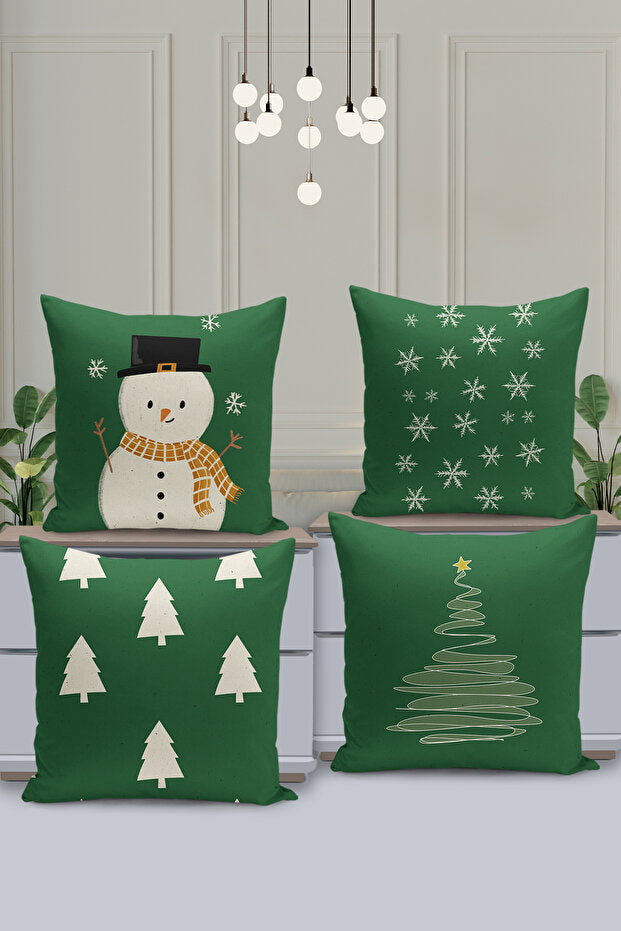 4 Piece Pillow Cover Double Sided Digital Print