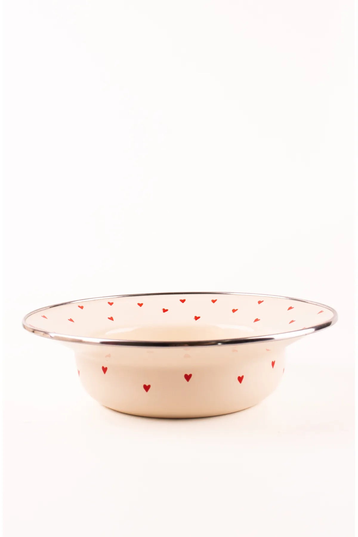 Cupid Enamel Deep Pasta and Salad Plate