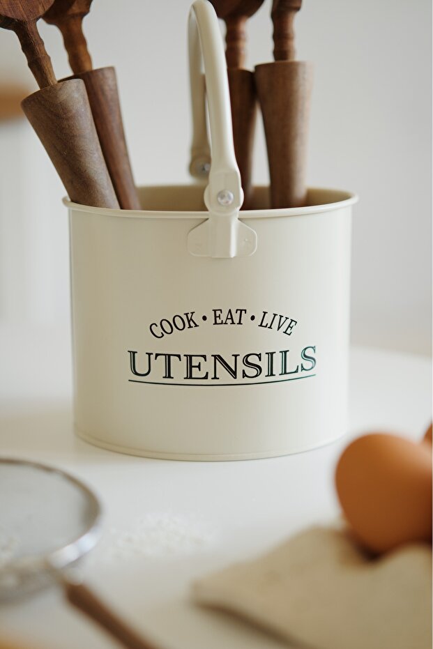 Galvanized Compartmented Cutlery Tray