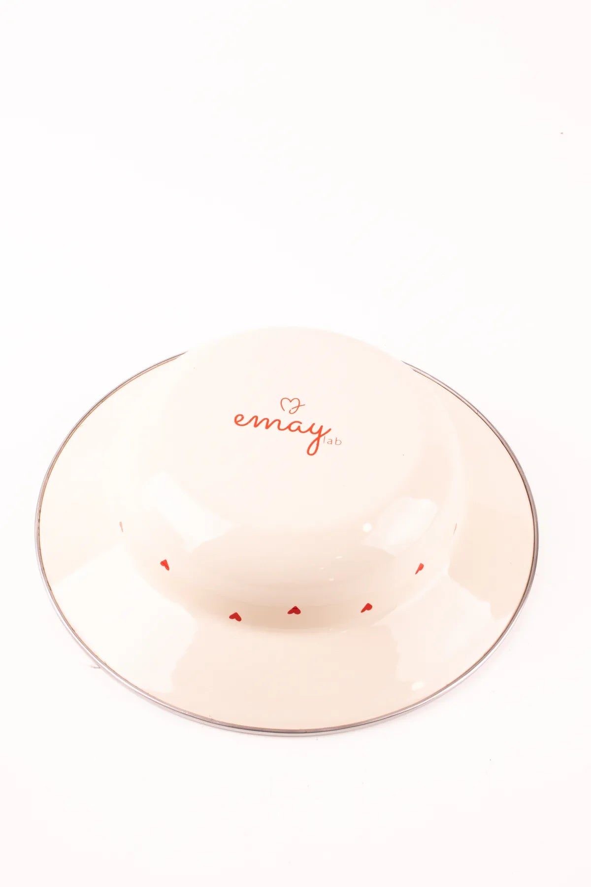 Cupid Enamel Deep Pasta and Salad Plate
