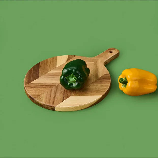 Acacia Round Cutting Board - Brown - 30 cm