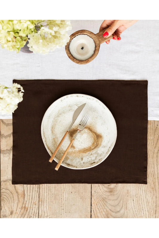 6 Piece Linen Placemat 35 X 45 Cm