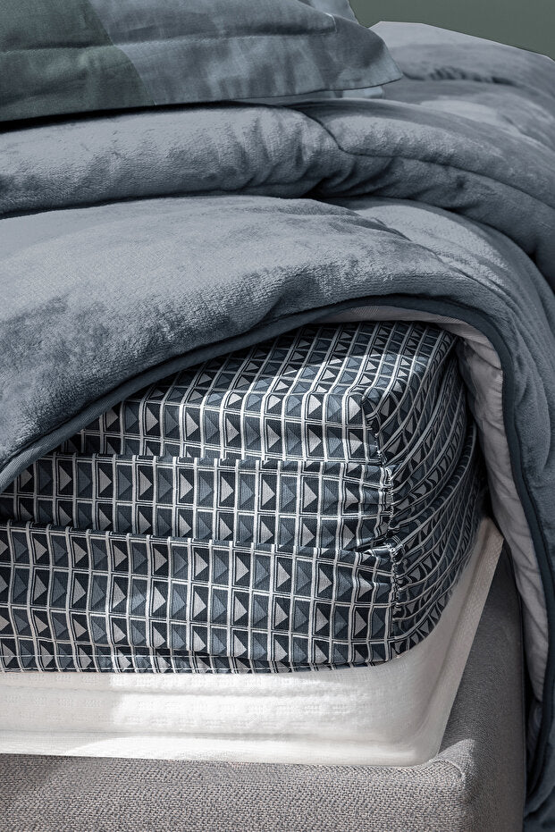 Rach Double Triola Sleeping Set - Navy Blue