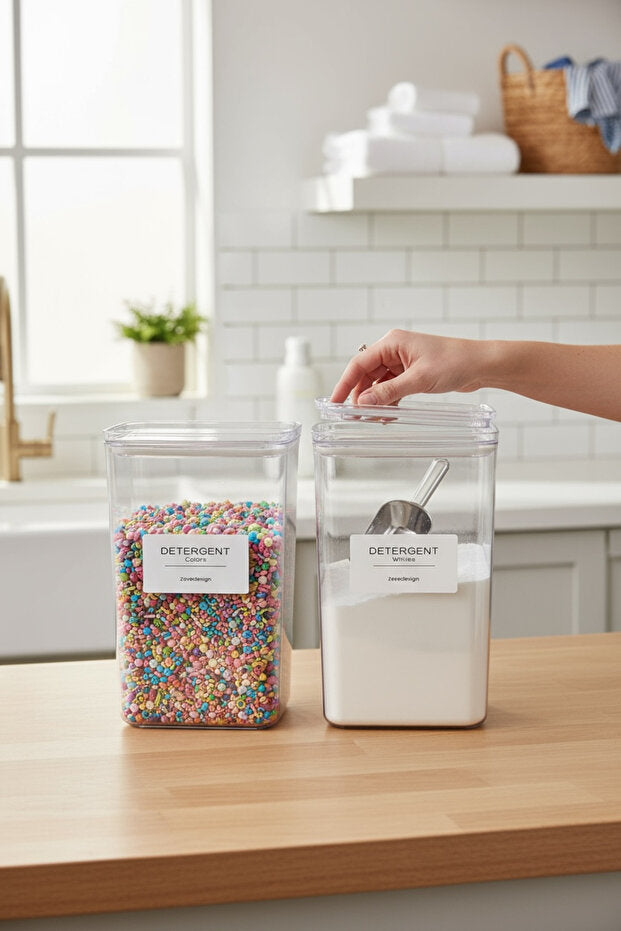 Set of 2 Detergent Jars - 2900ml