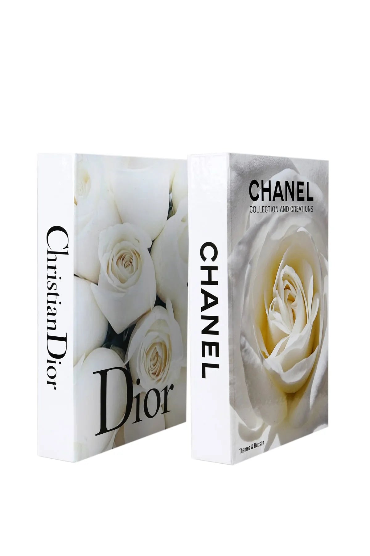 Set of 2 Decorative Book Cover Box