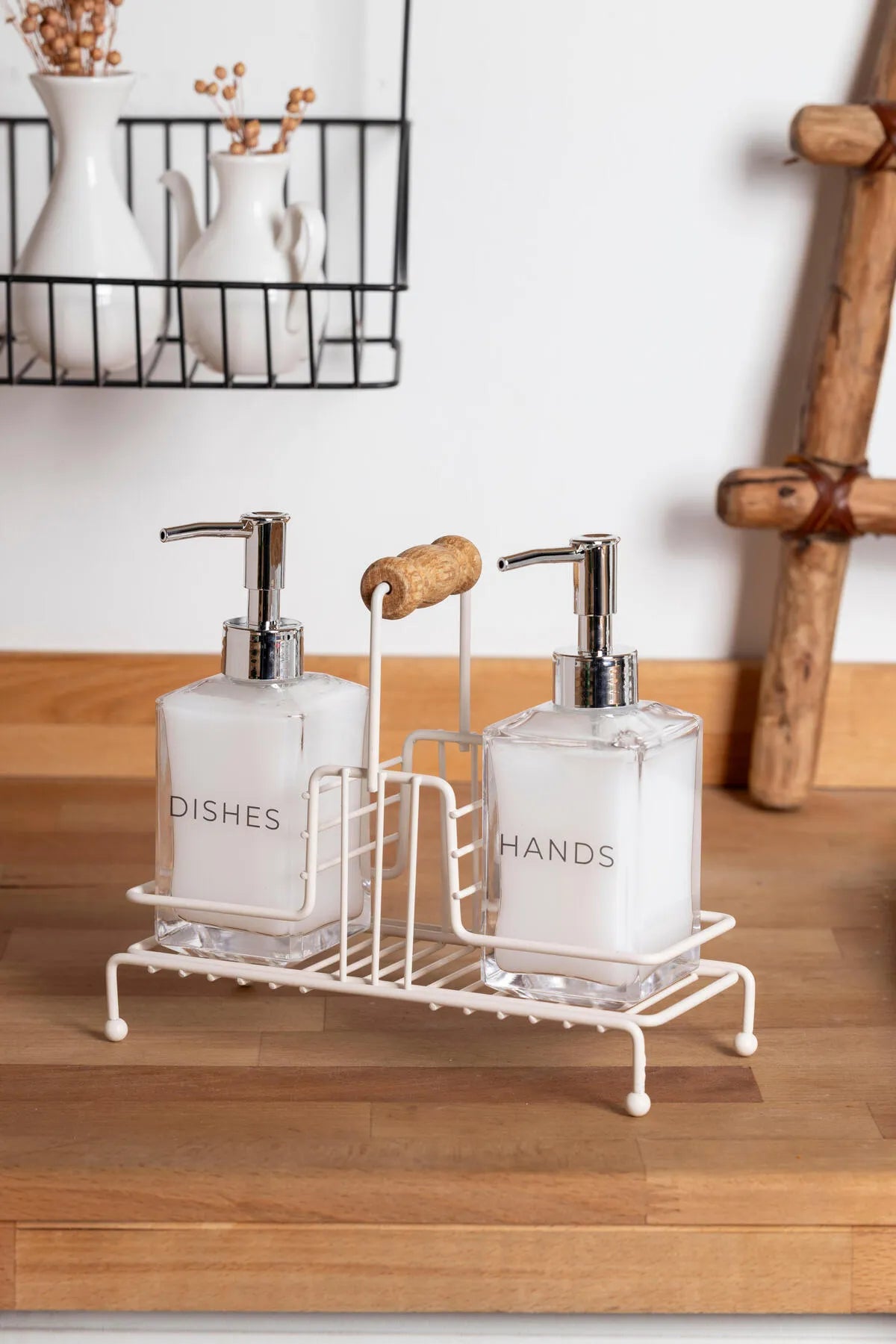 Cremma 2 Piece Stand Liquid Soap Dispenser