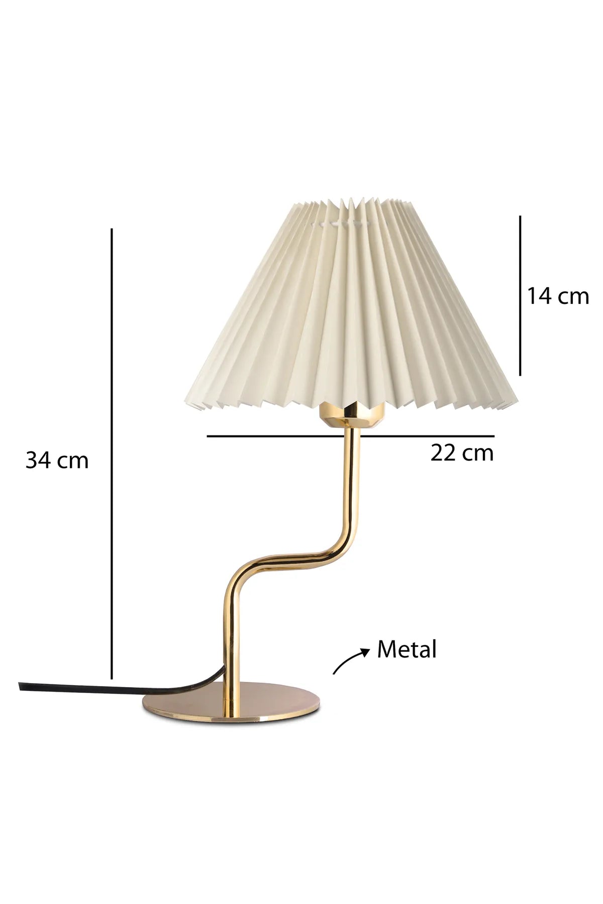 Lille Gold Lampshade